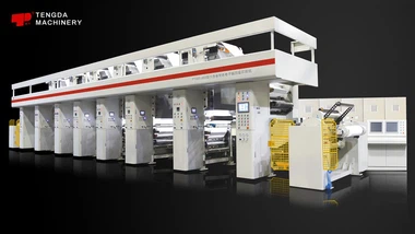 Papur Tipio Peiriant Argraffu Gravure Wedi'i Yrru â Siafft